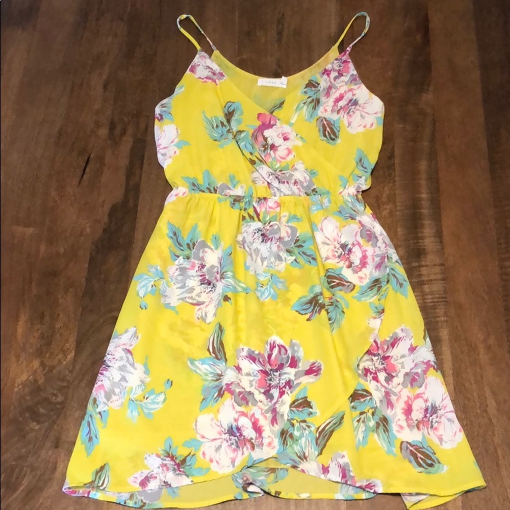 Yellow summer dress